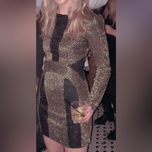 Sunset + Spring Long Sleeve Party Dress - Picture 3 of 3